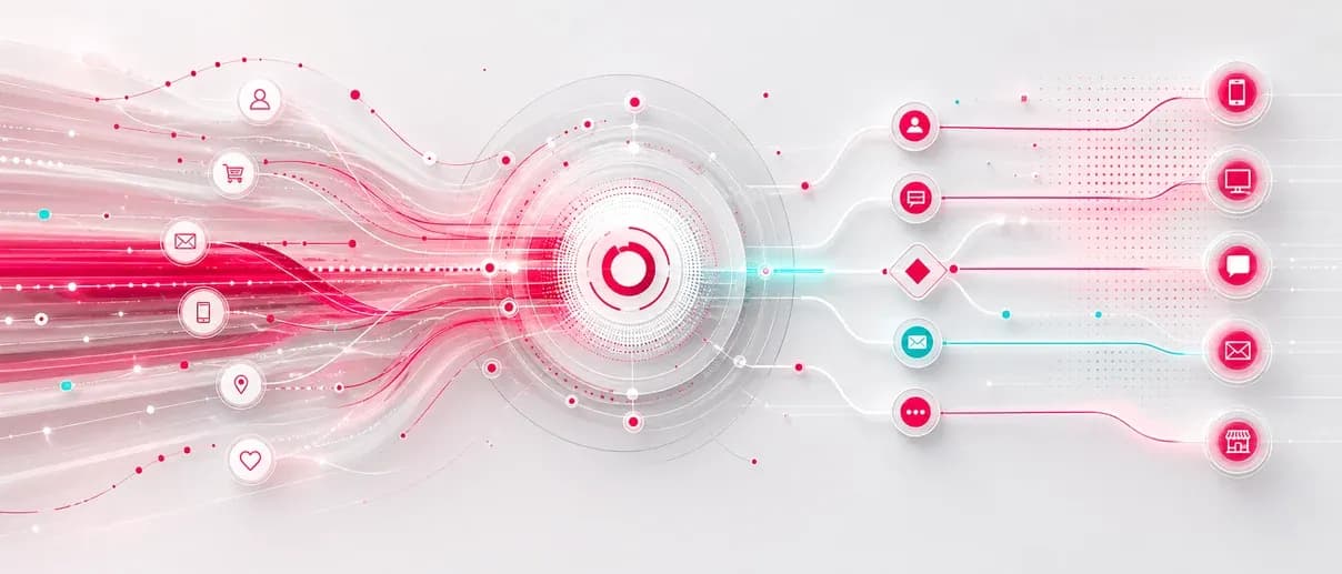 Real-time customer-journey orchestration: triggers, signals and decision logic make customer actions relevant in the moment, not overnight.